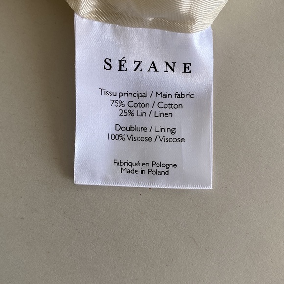 Sezane Teddy Keaton Jacket Size 34 - Picture 8 of 9